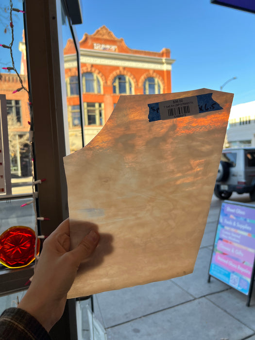 Light Pink Wispy Sheet Glass Colorado Glassworks