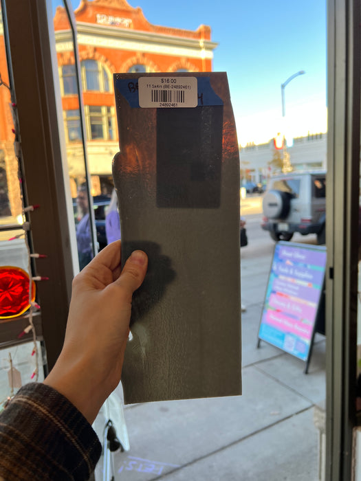 Deco Gray Bullseye Fusible 90 COE Sheet Glass Colorado Glassworks