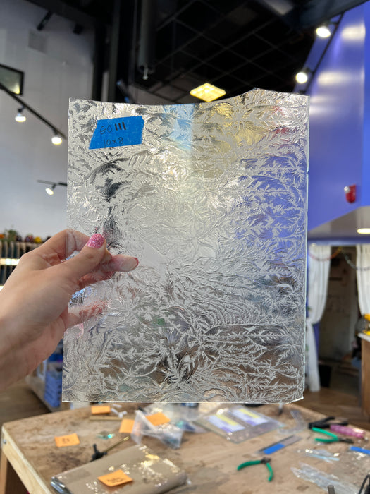 Clear Glue Chip Sheet Glass Colorado Glassworks GC111 (10x8in)