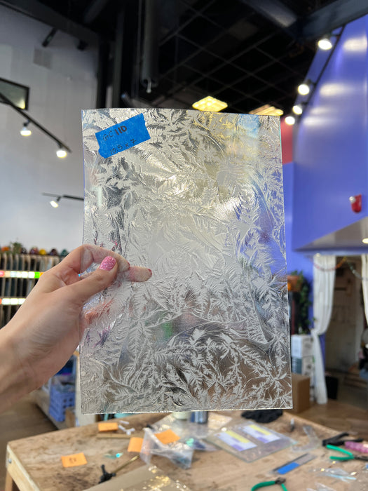 Clear Glue Chip Sheet Glass Colorado Glassworks GC110 (10.5x7in)