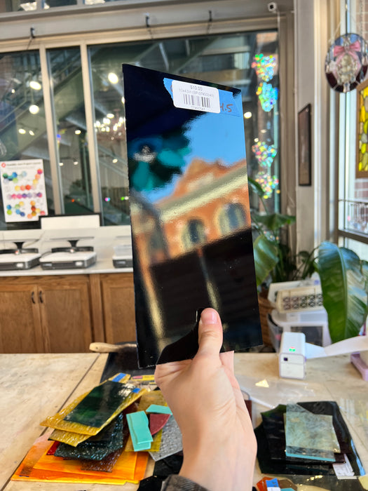 Black Solid Spectrum Sheet Glass Colorado Glassworks 10x4.5in (SP-37450541)