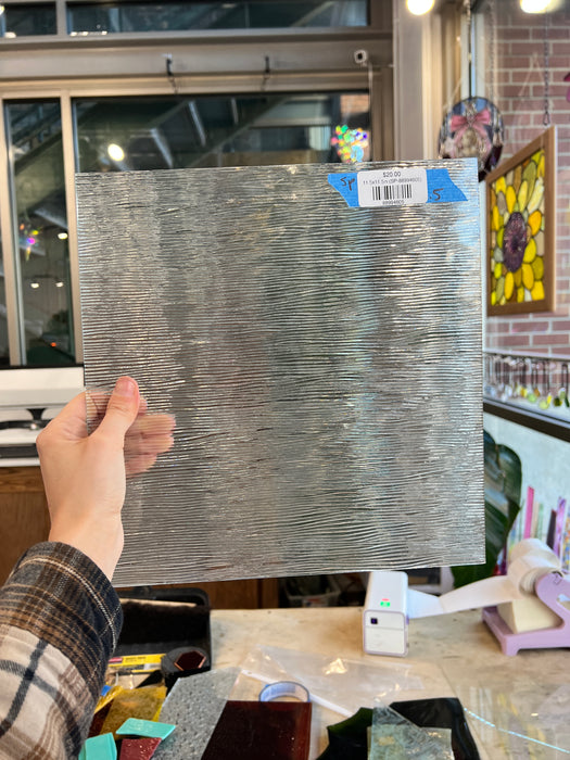 Clear Chord Transparent Spectrum Sheet Glass Colorado Glassworks 11.5x11.5in (SP-88994605)
