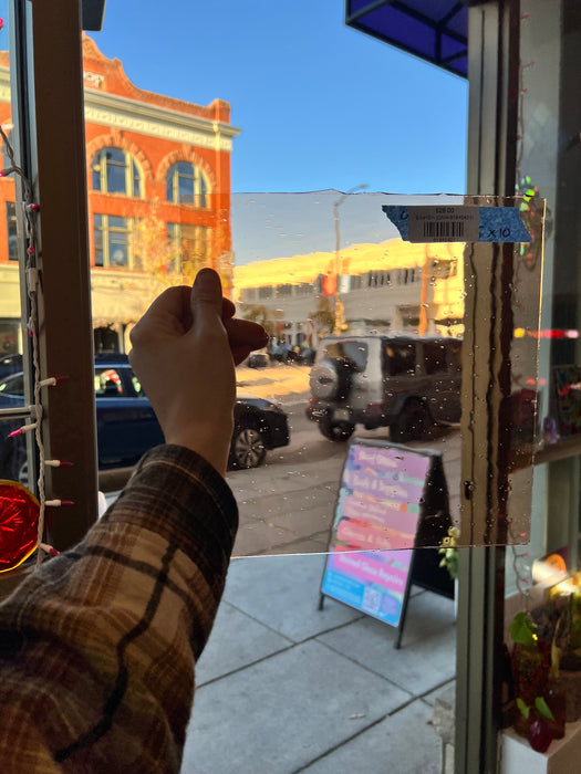 Champagne Transparent German New Antique Sheet Glass Spectrum