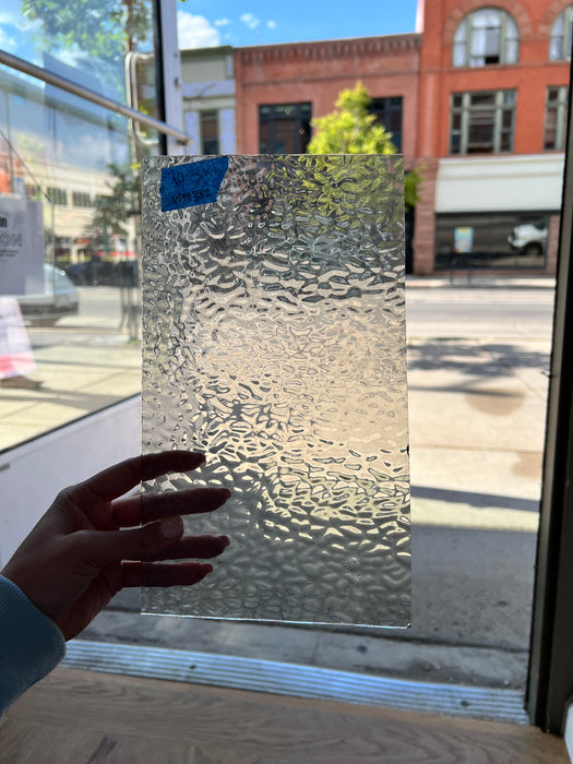 Gray Transparent English Muffle Wissmach Sheet Glass Colorado Glass Works