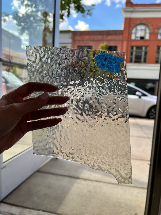 Gray Transparent English Muffle Wissmach Sheet Glass Colorado Glass Works