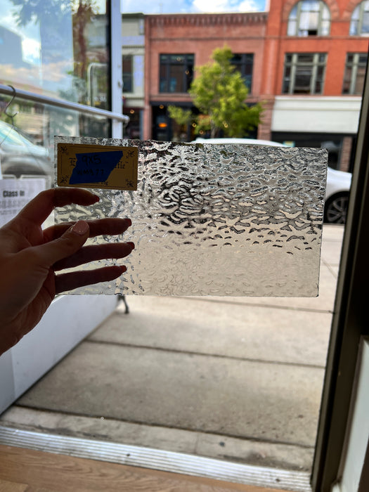 Gray Transparent English Muffle Wissmach Sheet Glass Colorado Glass Works