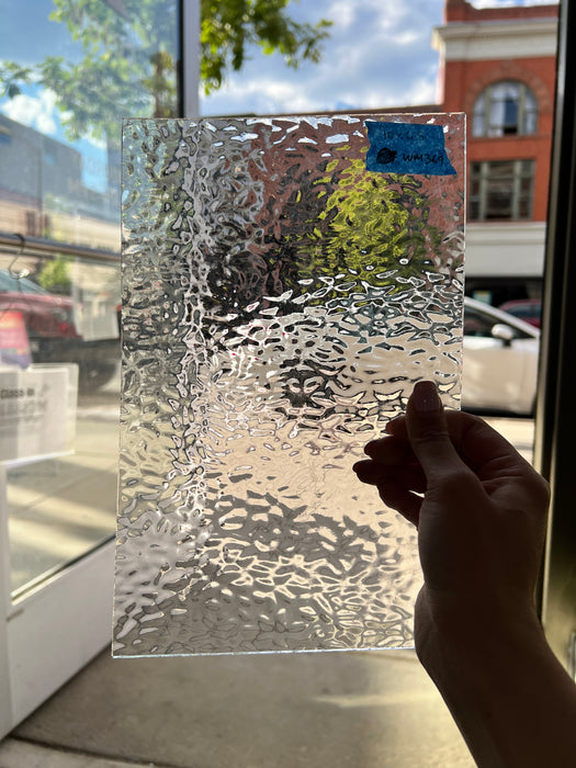 Gray Transparent English Muffle Wissmach Sheet Glass Colorado Glass Works