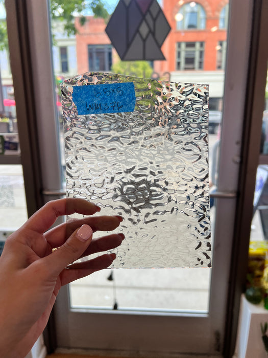 Gray Transparent English Muffle Wissmach Sheet Glass Colorado Glass Works