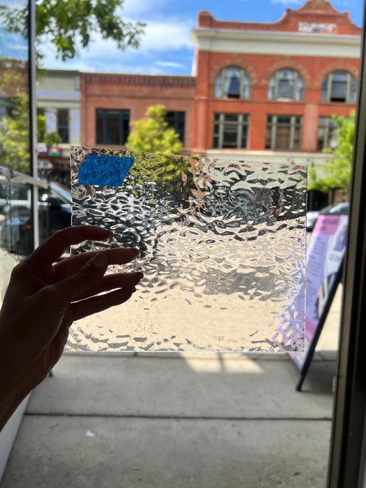 Gray Transparent English Muffle Wissmach Sheet Glass Colorado Glass Works
