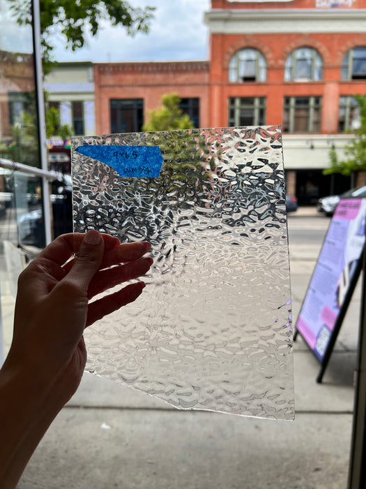 Gray Transparent English Muffle Wissmach Sheet Glass Colorado Glass Works
