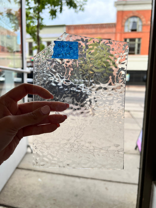 Gray Transparent English Muffle Wissmach Sheet Glass Colorado Glass Works