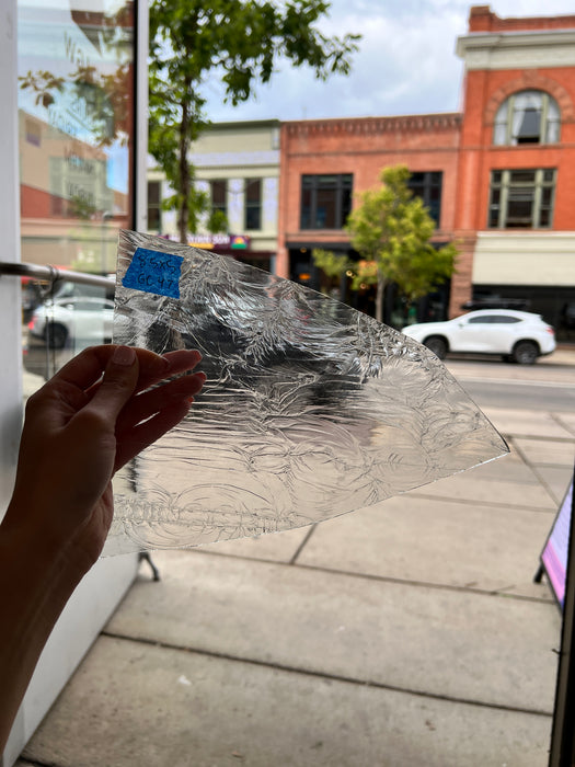 Clear Glue Chip Sheet Glass Colorado Glassworks