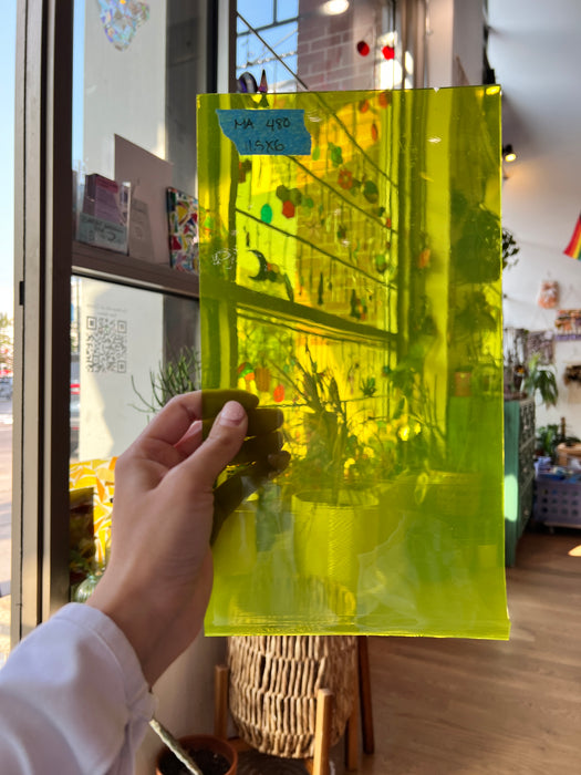 Green Means Go COGW by Monarch Glass Sheet Glass Colorado Glass Works