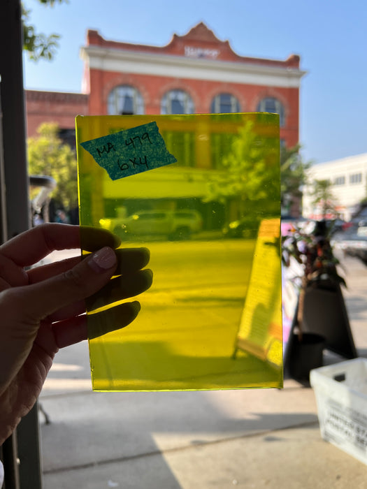 Green Means Go COGW by Monarch Glass Sheet Glass Colorado Glass Works MA479 (6x4in)