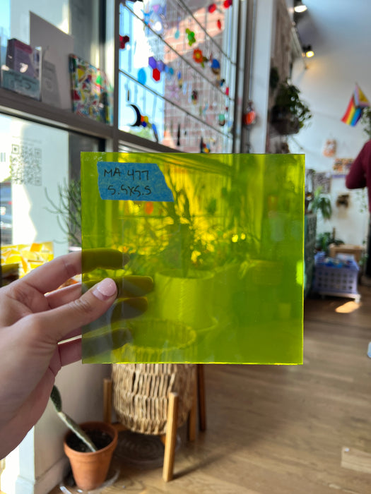 Green Means Go COGW by Monarch Glass Sheet Glass Colorado Glass Works
