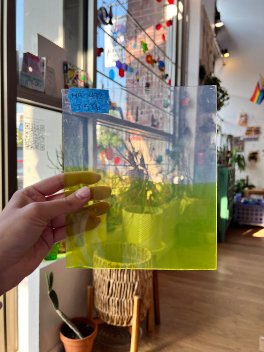 Green Means Go COGW by Monarch Glass Sheet Glass Colorado Glass Works