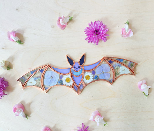 Lola Bat - Digital Stained Glass Pattern Tools Colorado Glass Works