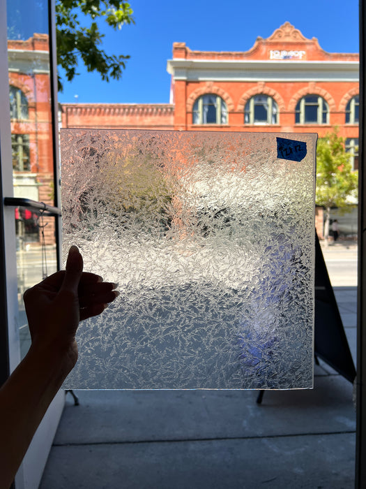 Clear Glue Chip Sheet Glass Colorado Glassworks
