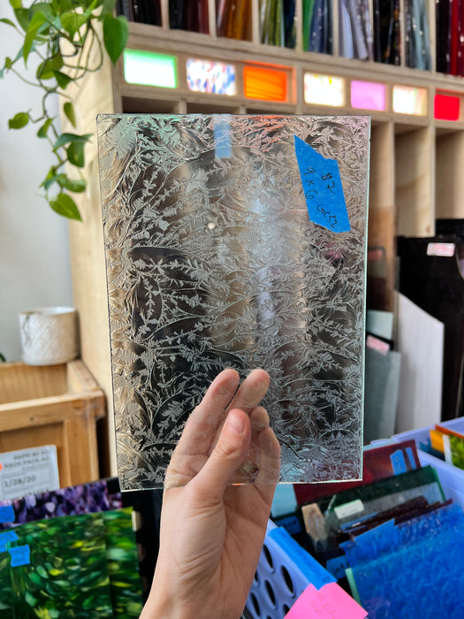 Clear Glue Chip Sheet Glass Colorado Glassworks