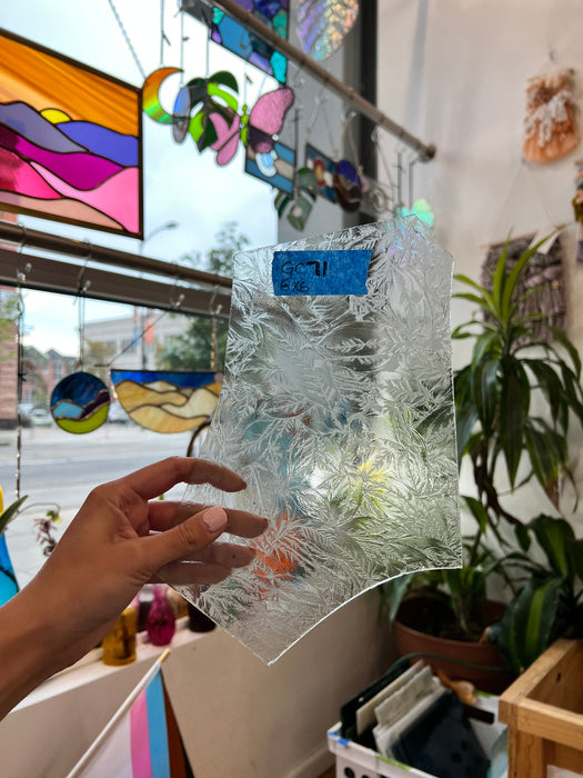 Clear Glue Chip Sheet Glass Colorado Glassworks