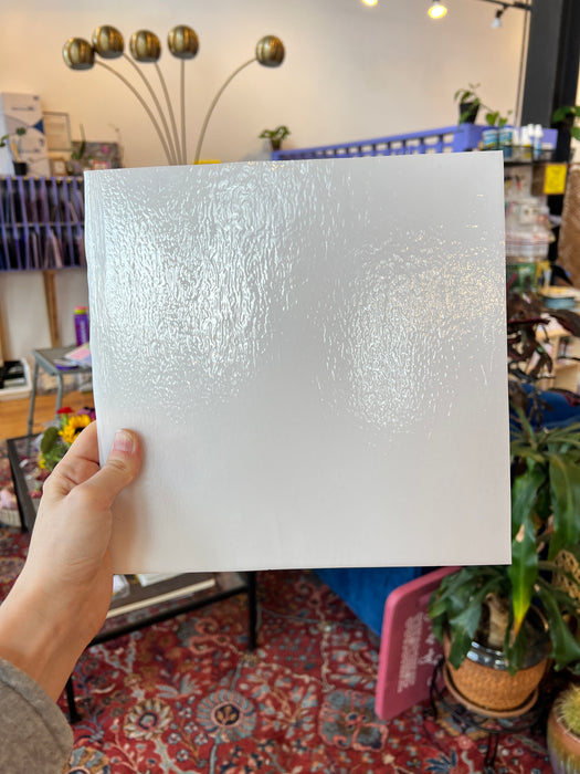 White Opaque Bullseye Fusible 90 COE Sheet Glass Colorado Glassworks