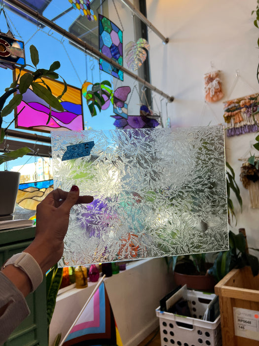 Clear Glue Chip Sheet Glass Colorado Glassworks