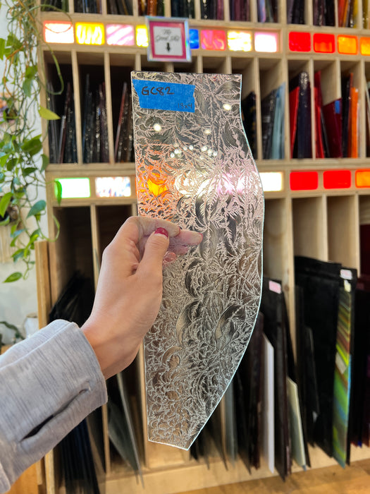 Clear Glue Chip Sheet Glass Colorado Glassworks GC82 (13x4in)