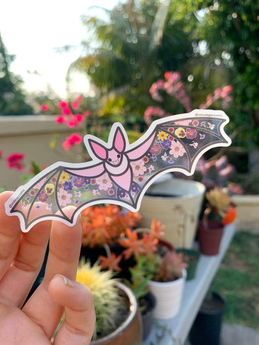 Lola the Bat Sticker Merch Colorado Glassworks