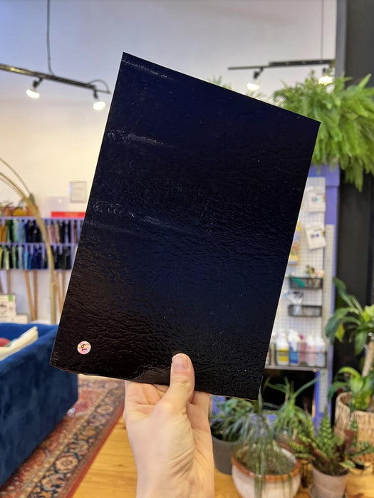 Black Opaque Bullseye 90 COE Sheet Glass Colorado Glassworks