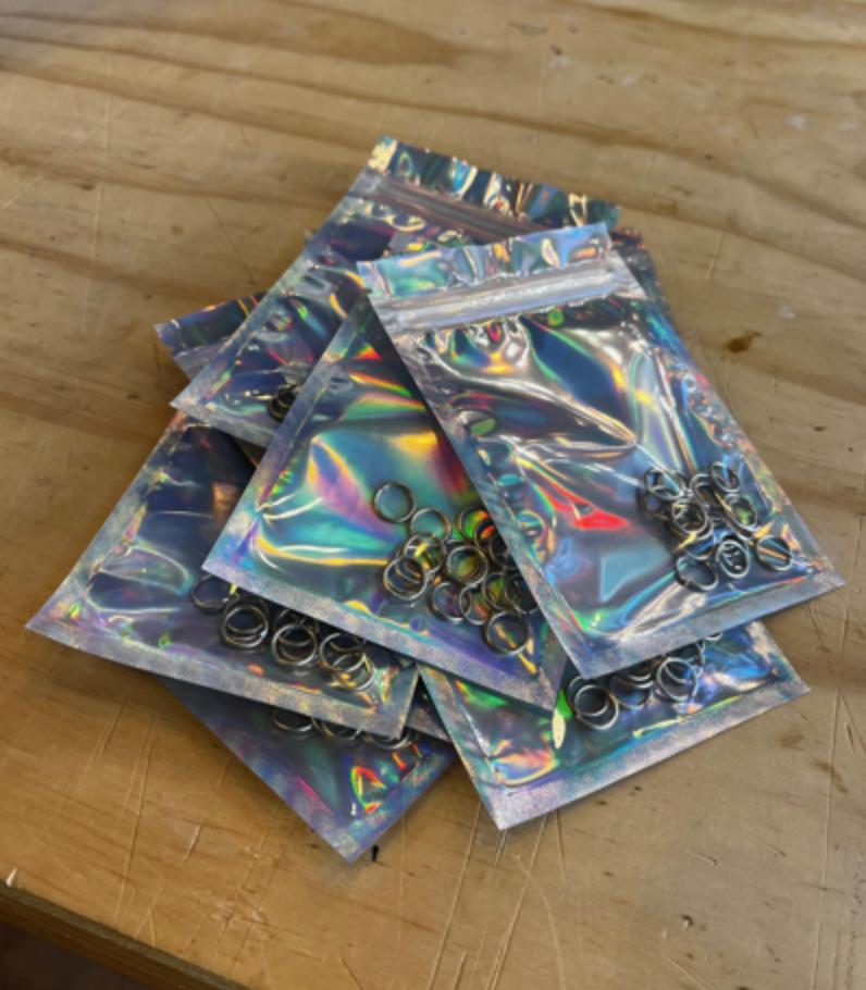 16 Gage Tinned Copper Wire Jump Rings for Stained Glass