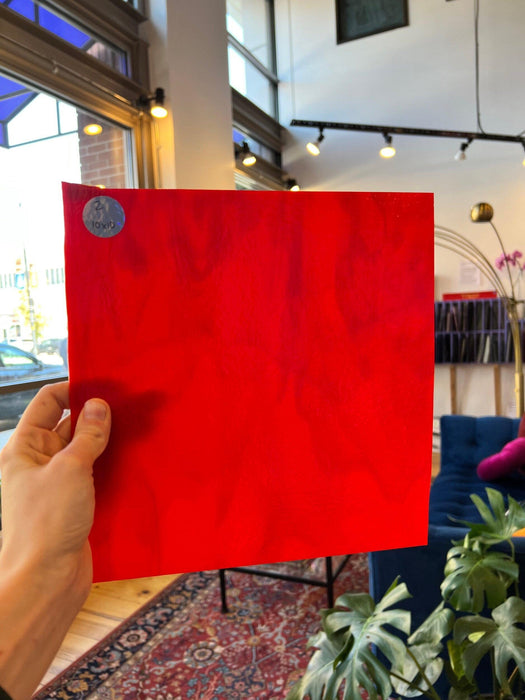 Red Apple Bullseye Fusible 90 COE Sheet Glass Colorado Glassworks