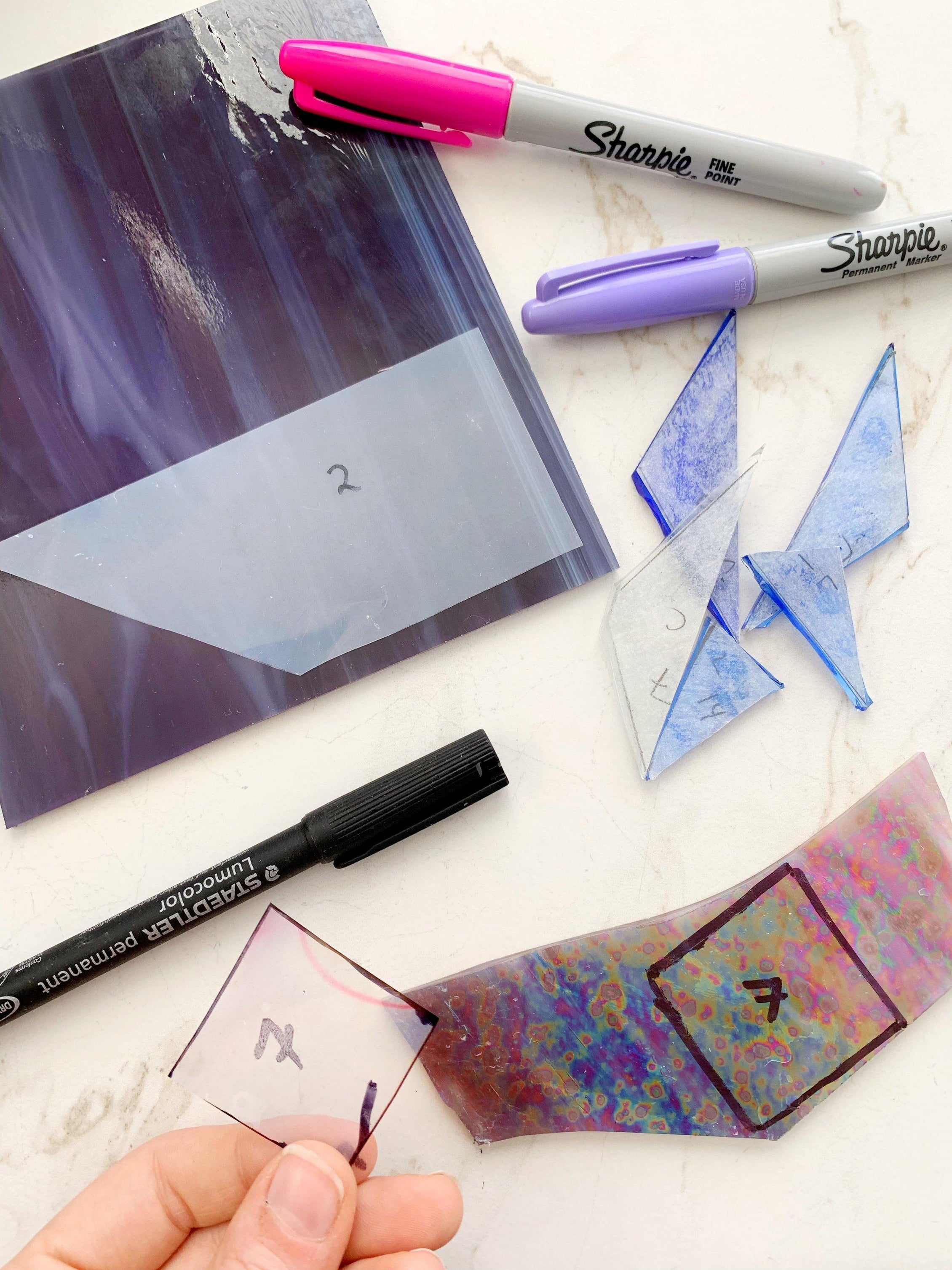 HOW TO TRANSFER YOUR PATTERN TO YOUR GLASS (STAINED GLASS TIPS