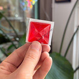 Light Red Jewel - Square (30mm) Tools Colorado Glass Works