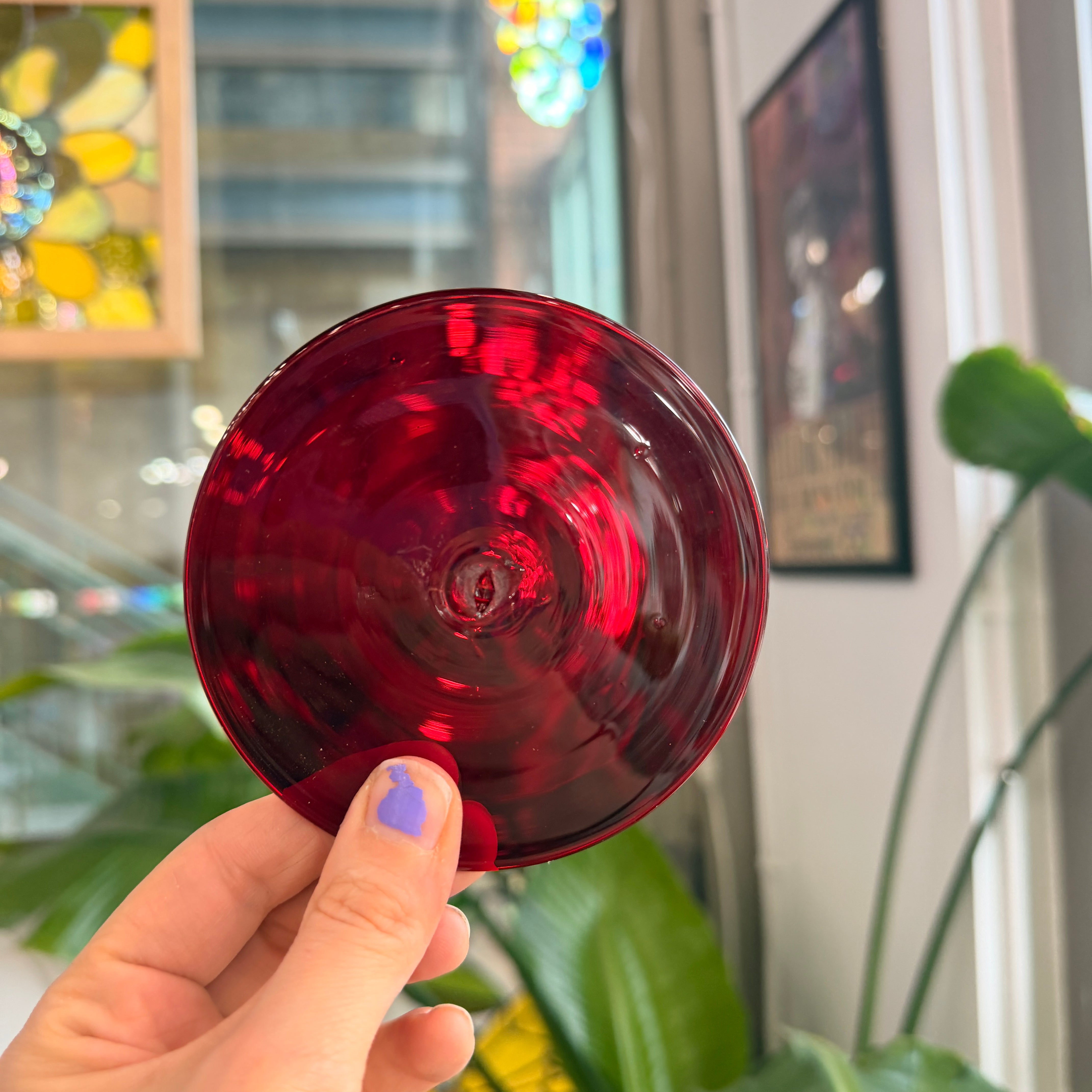 3.75 in. Red Rondel Tools Colorado Glass Works