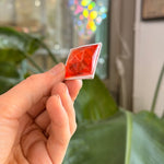 Orange Jewel - Square (25mm) Tools Colorado Glass Works