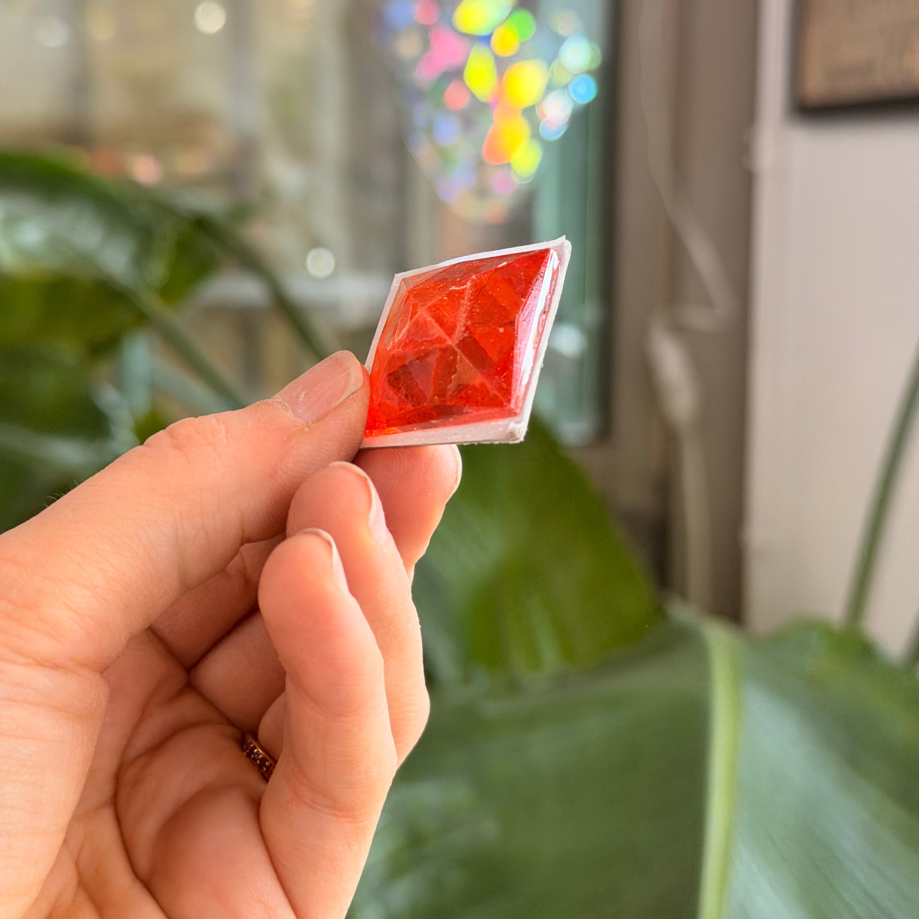 Orange Jewel - Square (25mm) Tools Colorado Glass Works
