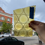 Yellow Vintage 70s/80s Bottle Glass Sheet Glass Colorado Glass Works