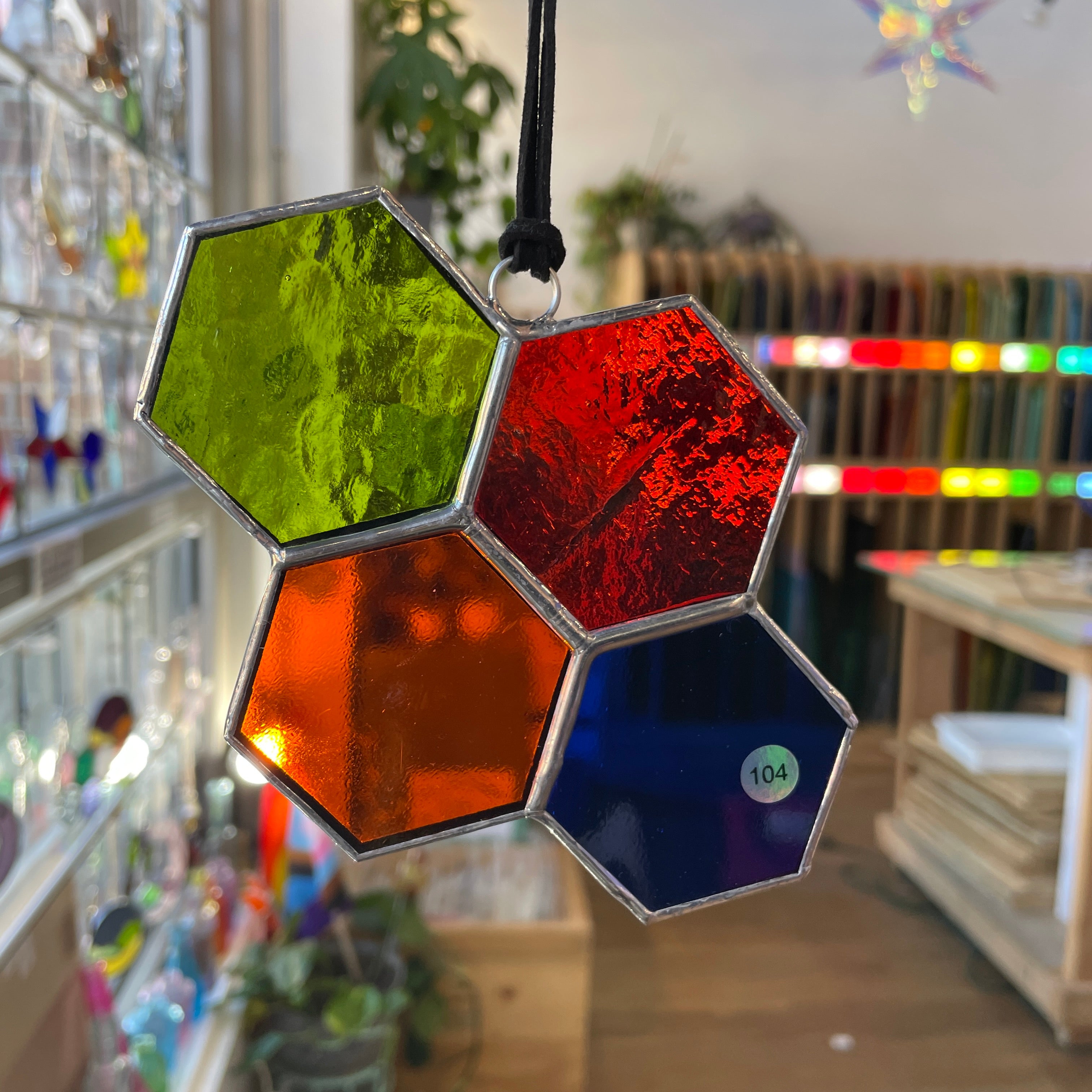4-Piece Honeycomb Pieces (Multiple Pieces Available!) Colorado Glass Works 104