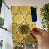 Yellow Vintage 70s/80s Bottle Glass Sheet Glass Colorado Glass Works UNK373 (7x4.5in)