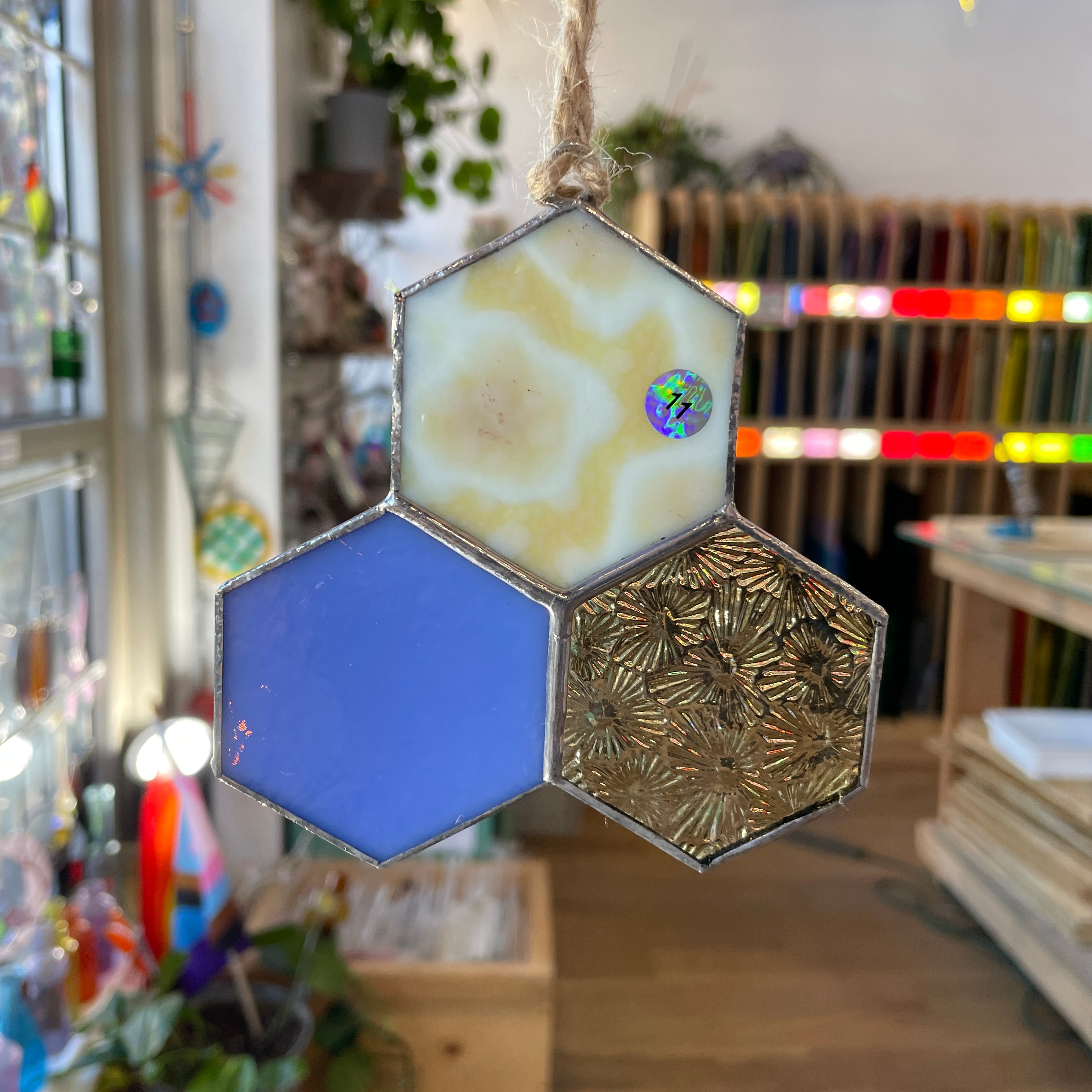 3-Piece Honeycomb Suncatchers (Multiple Pieces Available!)