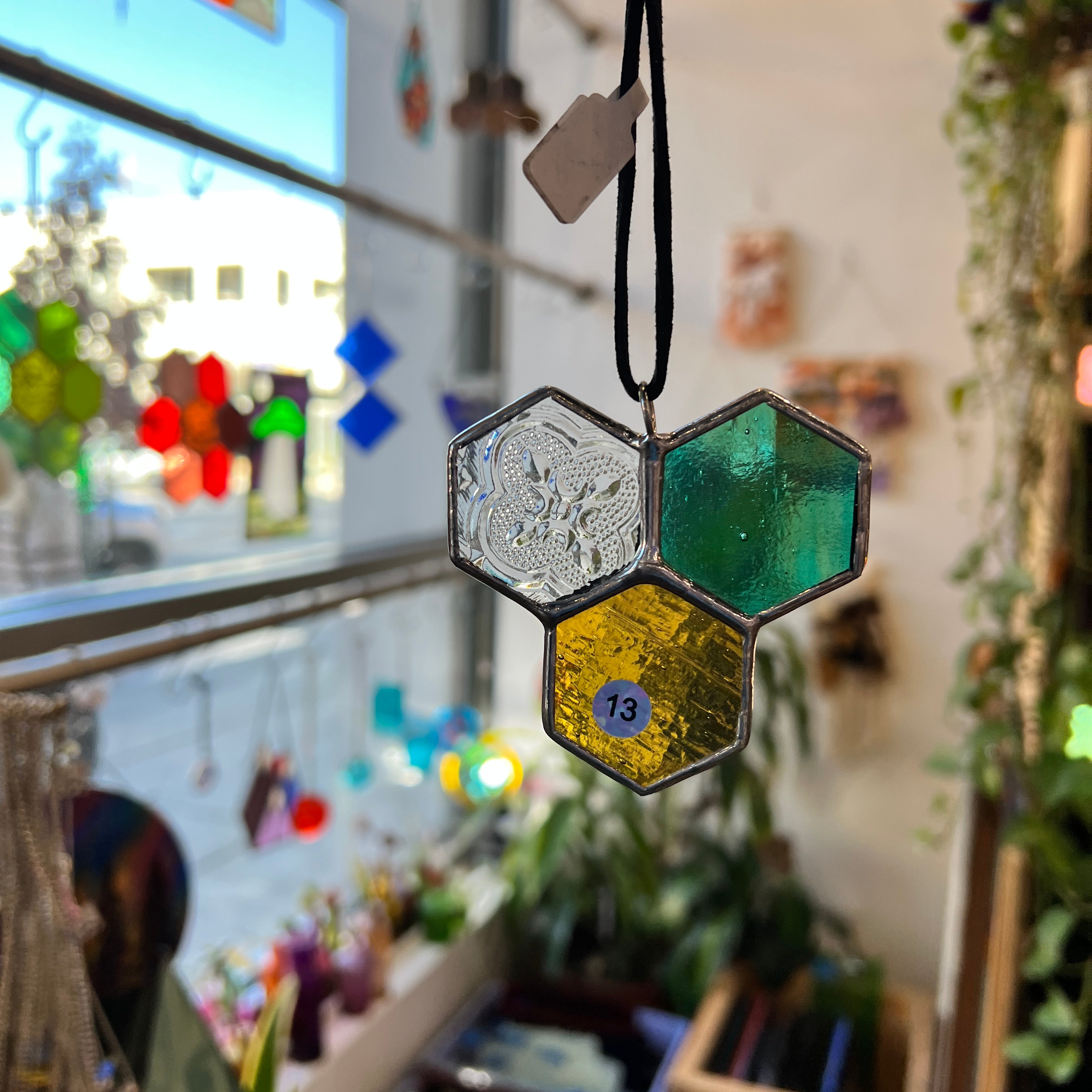 Mini 3-Piece Honeycomb Suncatchers (Multiple Pieces Available!) Colorado Glass Works 13