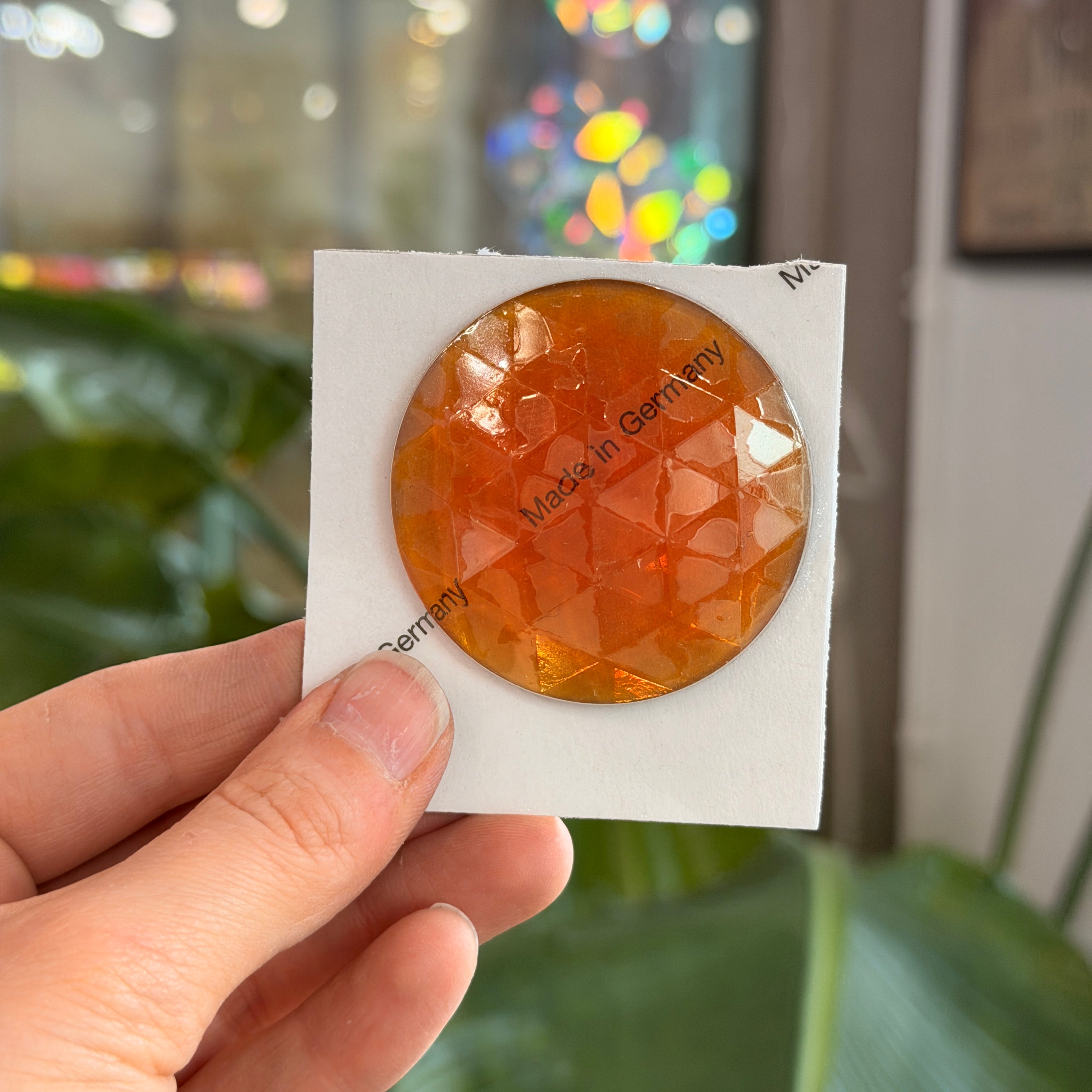 Amber Jewel - Round (50mm)