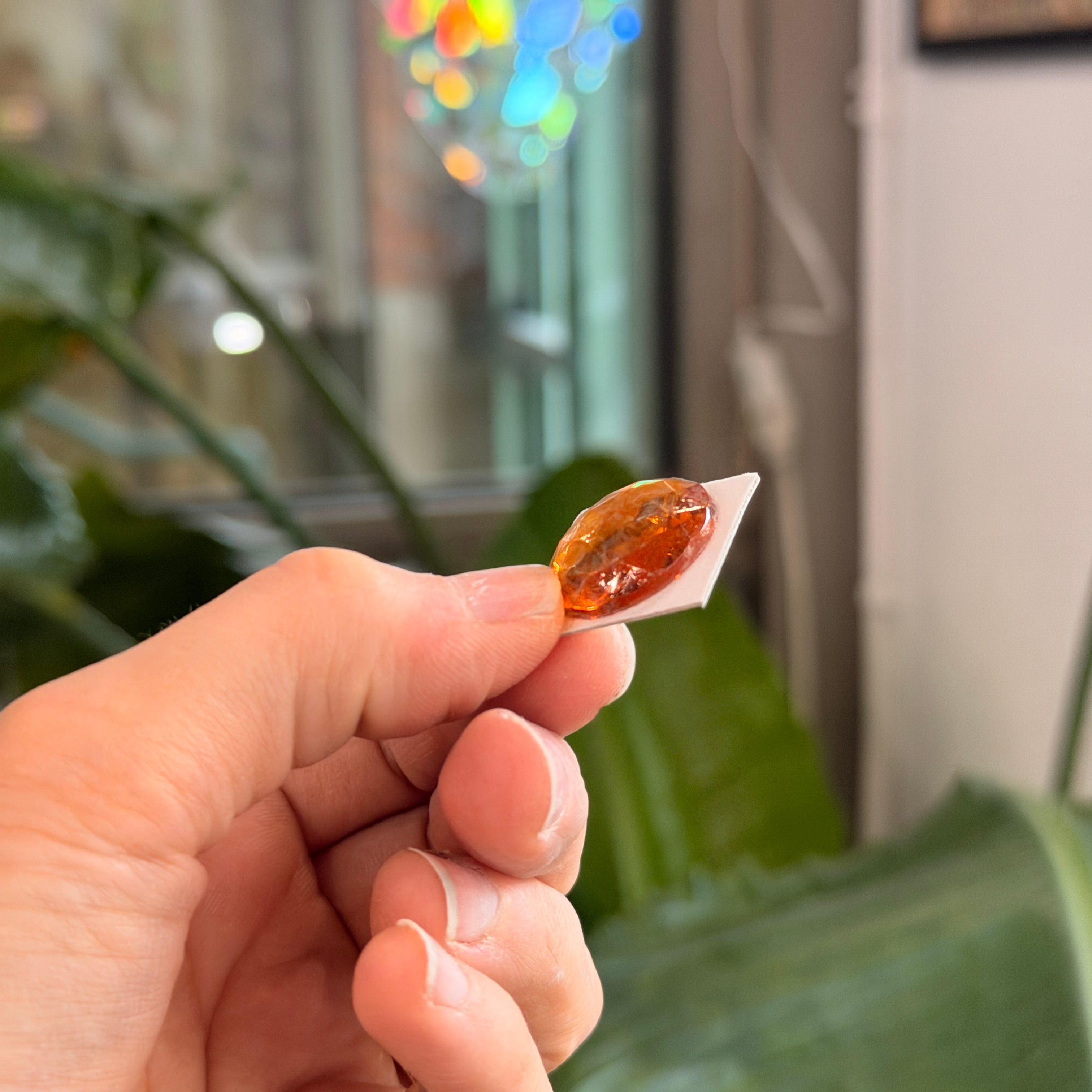 Amber Jewel - Round (20mm) Tools Colorado Glass Works