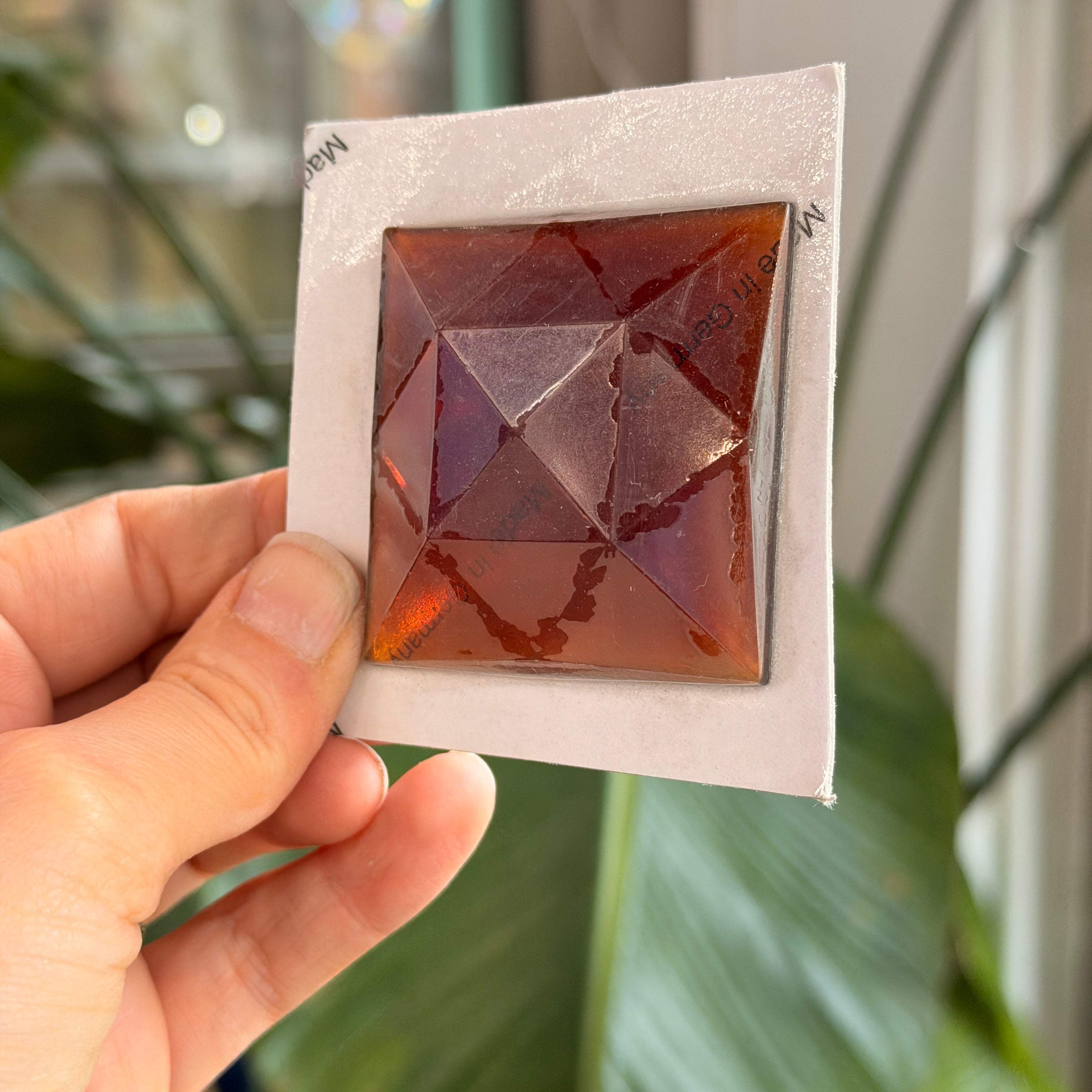 Amber Jewel - Square (50 mm)
