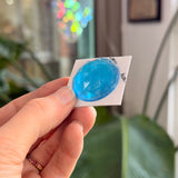 Light Aquamarine Jewel - Round (30mm) Tools Colorado Glass Works