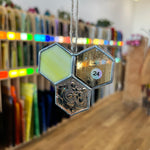 Mini 3-Piece Honeycomb Suncatchers (Multiple Pieces Available!) Colorado Glass Works 24