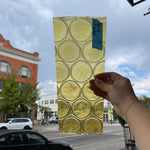 Yellow Vintage 70s/80s Bottle Glass Sheet Glass Colorado Glass Works