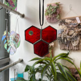 Mini 3-Piece Honeycomb Suncatchers (Multiple Pieces Available!)