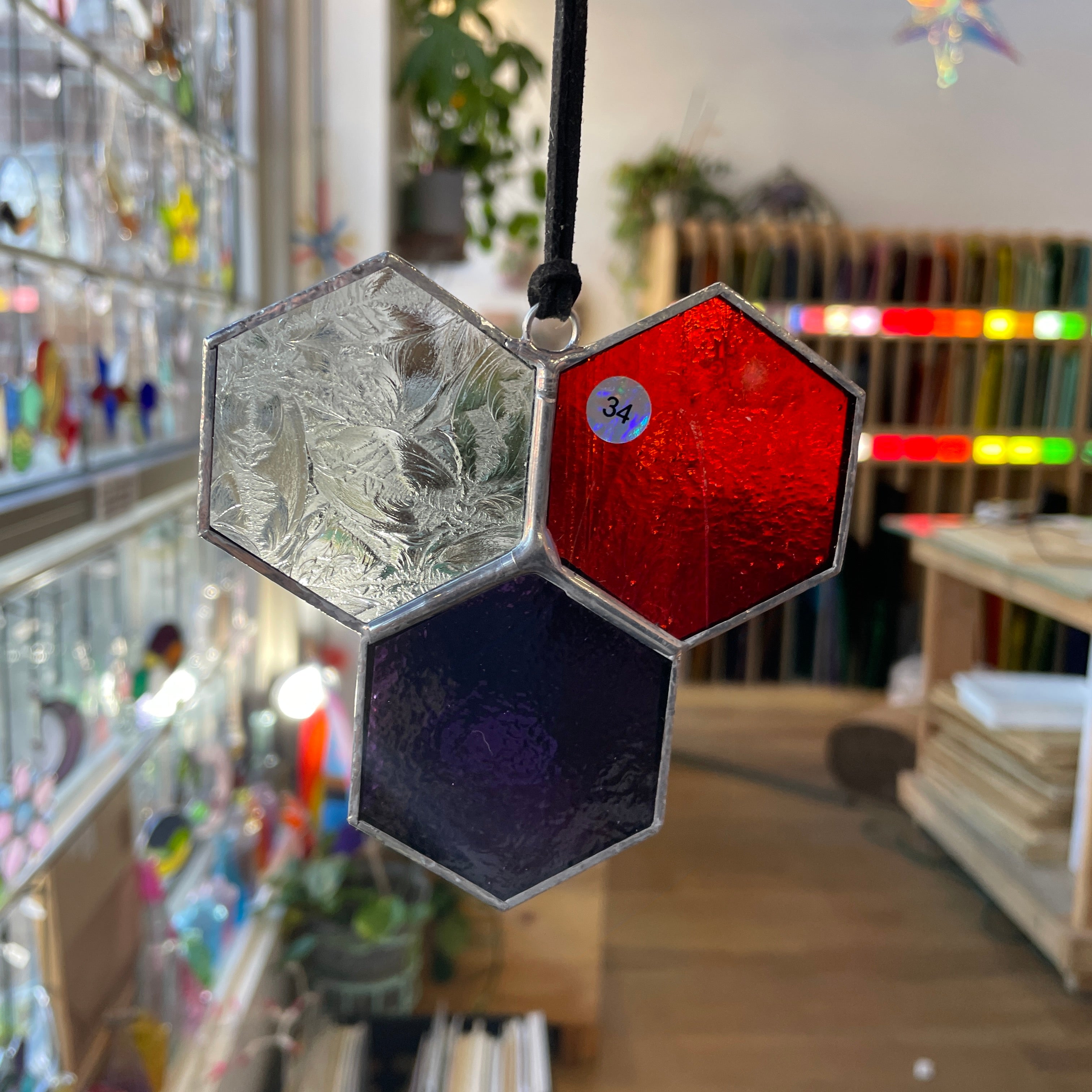 3-Piece Honeycomb Suncatchers (Multiple Pieces Available!)