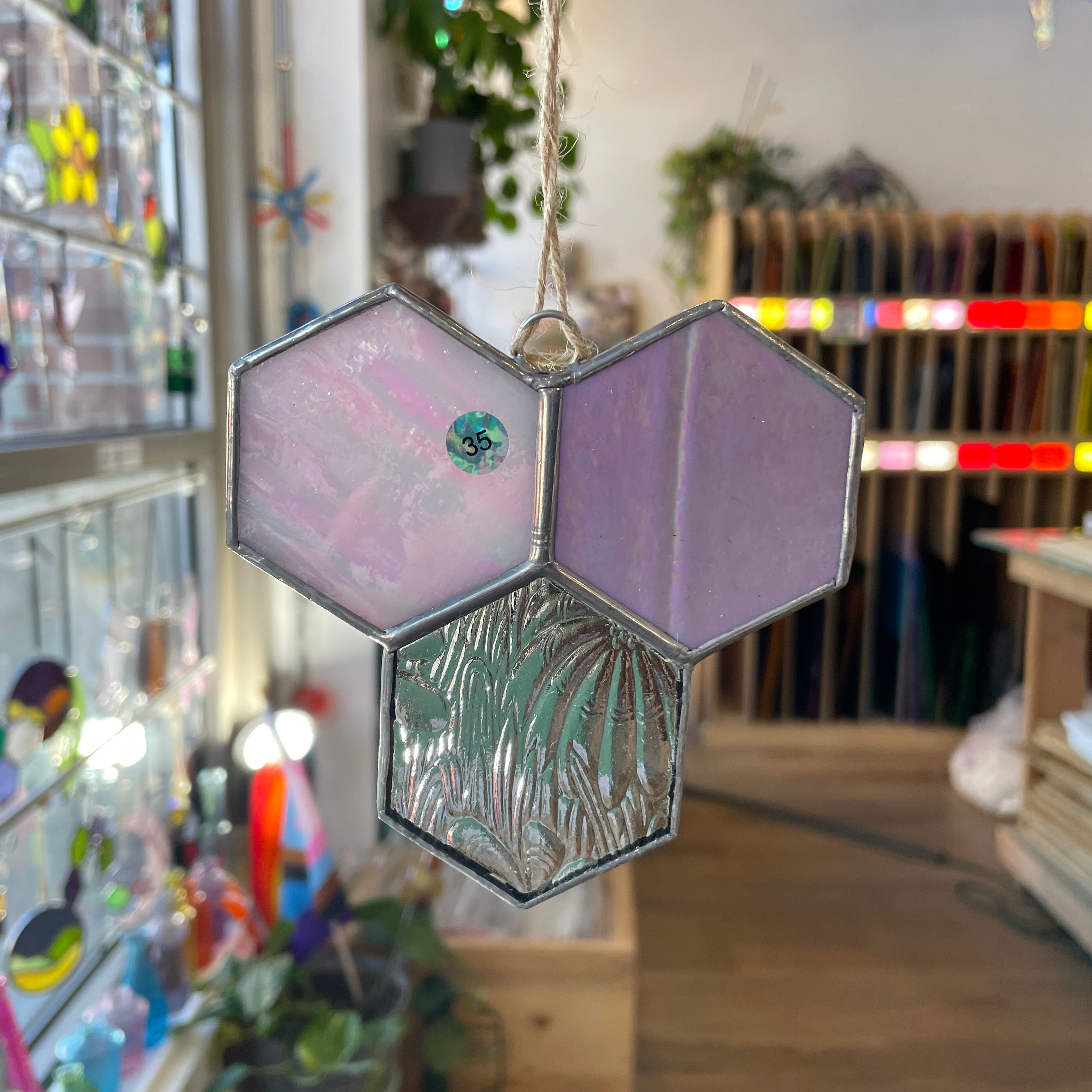 3-Piece Honeycomb Suncatchers (Multiple Pieces Available!)